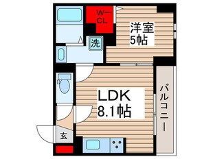 ルリアン北小岩Ⅱの物件間取画像